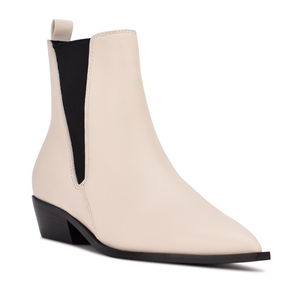 Nine West Womens Danzy Leather Dressy Chelsea Boots Size 8M
